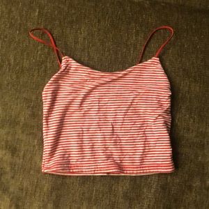 PacSun Tops - Red and white striped crop top PacSun Tops - Red and white striped crop top